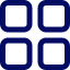 icons of grid display button